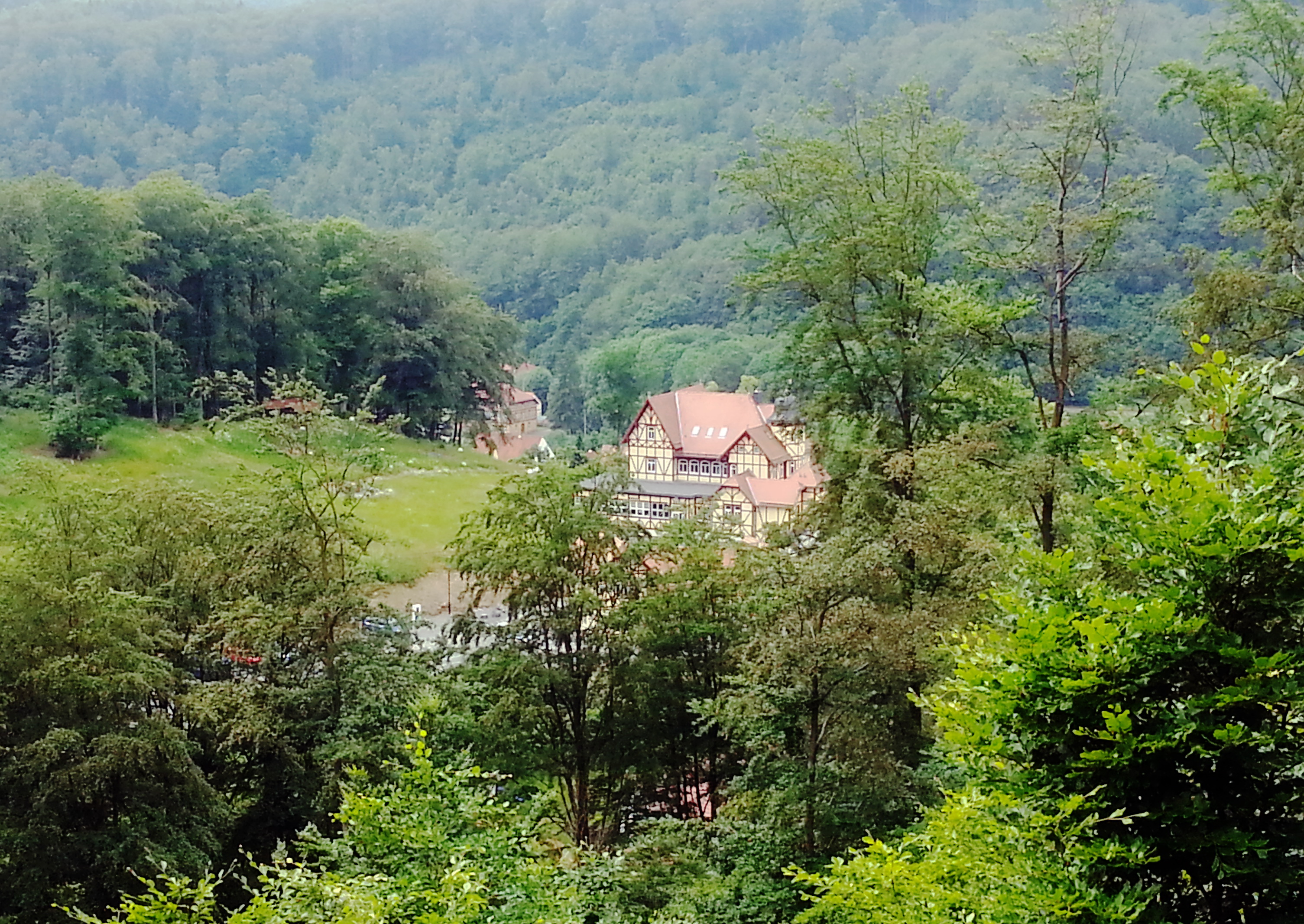 Blick auf das Hotel Freiwerk